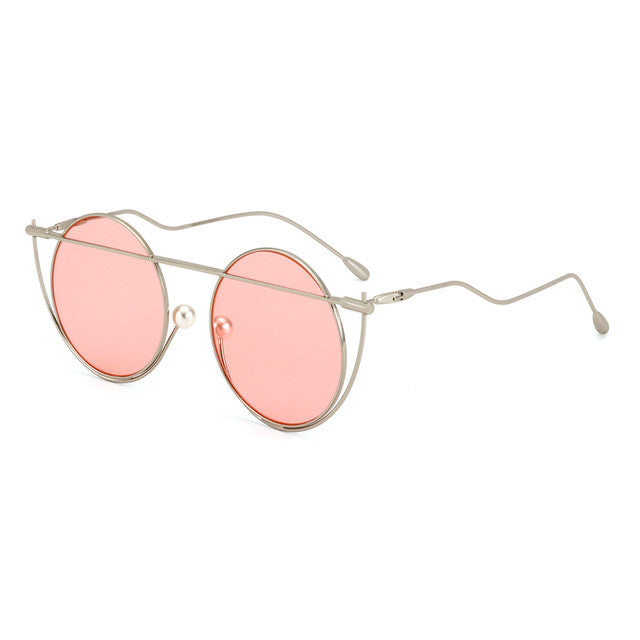 edit1 Unique Round Women Sunglasses